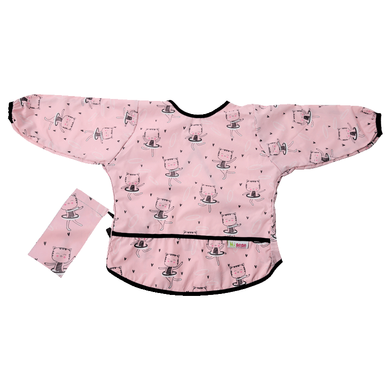 Crumb Catcher Bib With Sleeves