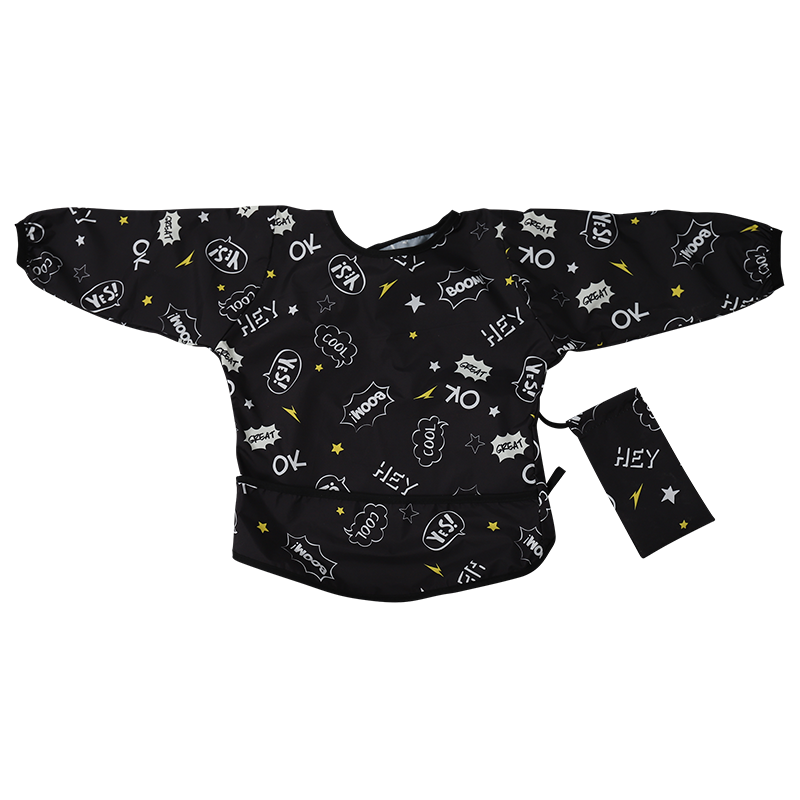 Crumb Catcher Bib With Sleeves