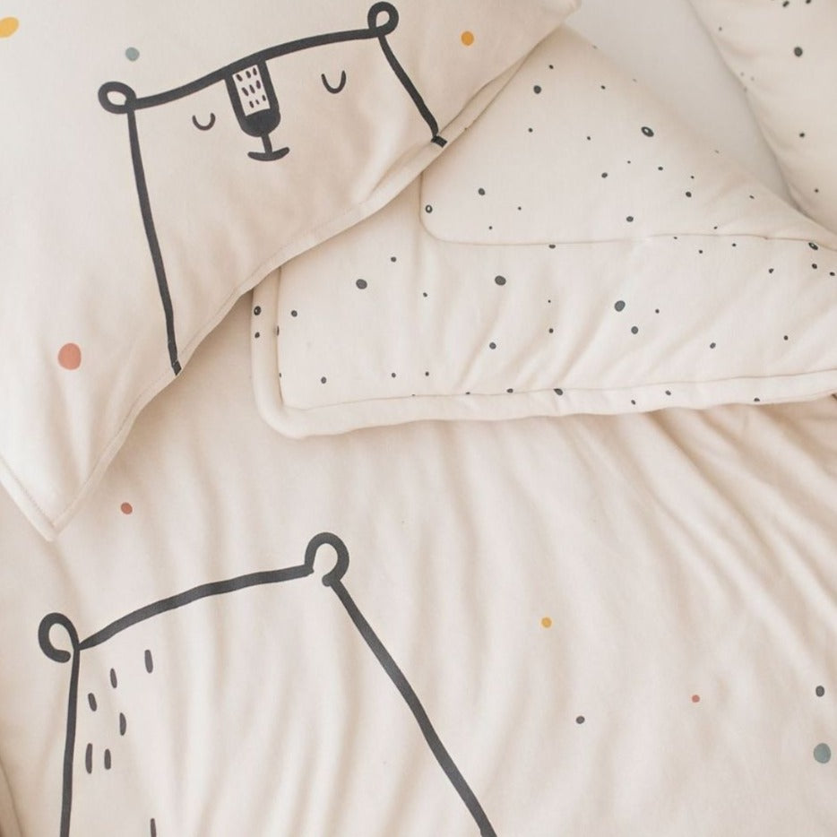 Large Winter Double Sided Quilt 85x115 cm - Jungle Story!