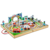Melissa & Doug Take-Along Town 18 Pcs