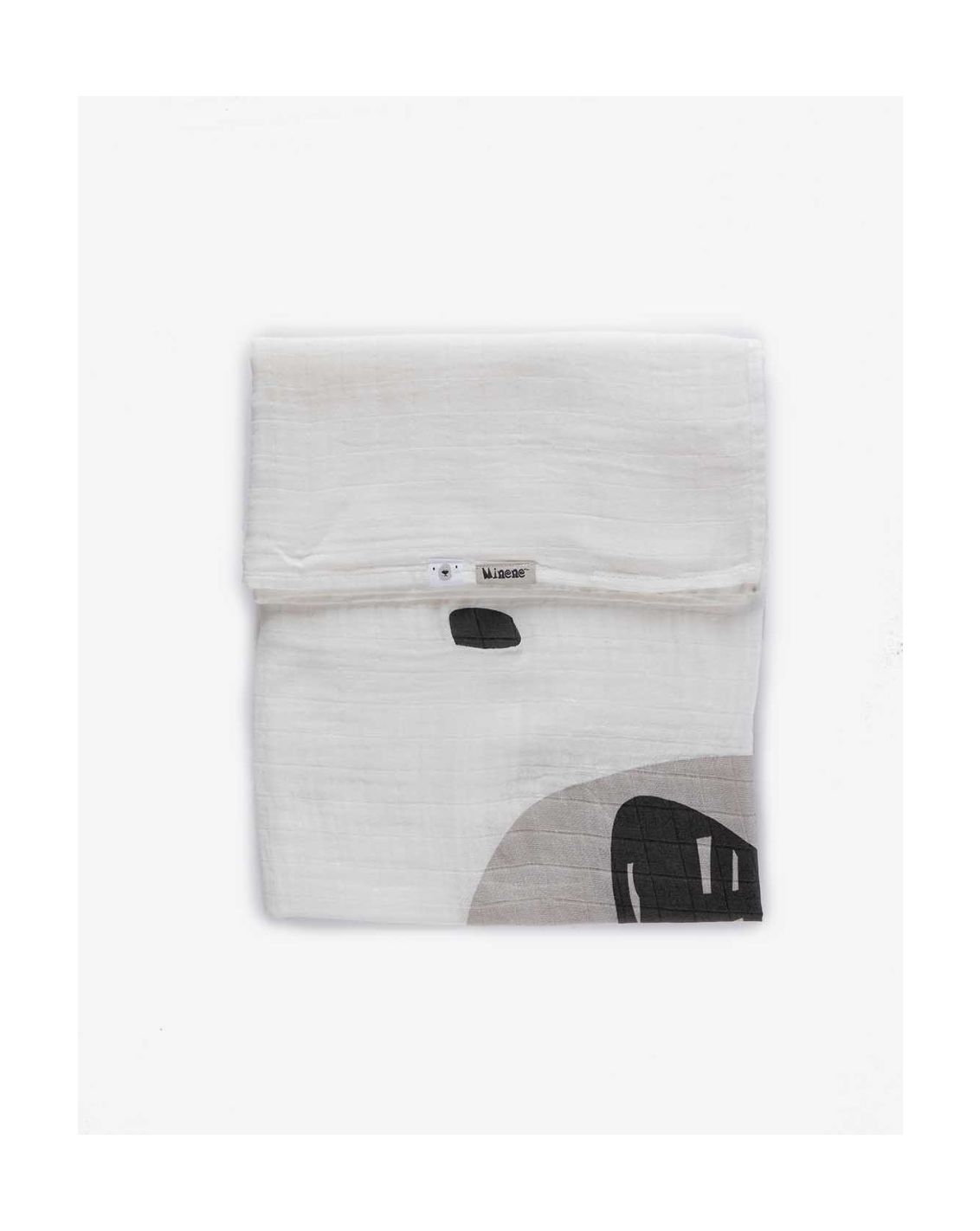 Supersize Cotton Muslin Swaddle 120x100cm - Animal Collection