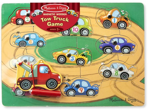 Tow Truck Magnetic Puzzle Game