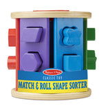 Shape Sorting Match & Roll
