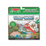 Water Wow! Animal Antics Deluxe Water-Reveal Pad - On the Go Travel Activity