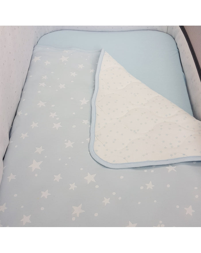 小型リバーシブル冬用キルト 80 x 80cm