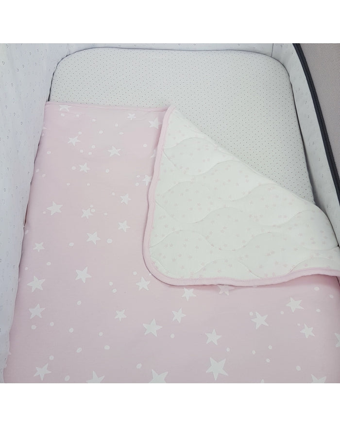小型リバーシブル冬用キルト 80 x 80cm